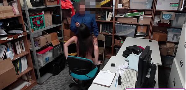  Busty Shoplifting Beauty Gets Punished